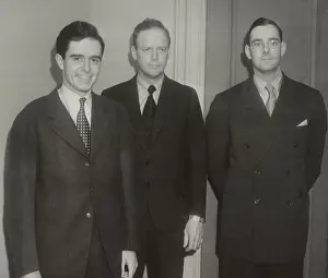 Yale University Prints: Charles Lindbergh with Kingman Brewster (left)
