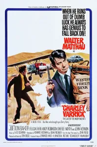 Images Dated 27th December 2013: CHARLEY VARRICK, US poster, Walter Matthau (right), 1973