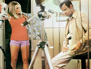 Hot Pants Prints: CHARLEY VARRICK, Sheree North, Walter Matthau, 1973