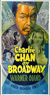 Warner Prints: CHARLIE CHAN ON BROADWAY, top center: Warner Oland