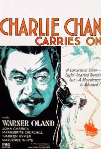 Charlie Chan Prints: CHARLIE CHAN CARRIES ON, Warner Oland on US poster art