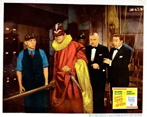 Ruffled Collar Prints: CHARLIE CHAN AT THE OPERA, lobbycard
