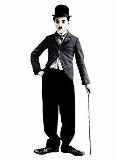 Cane Prints: Charlie Chaplin as the Little Tramp character, ca. 1925