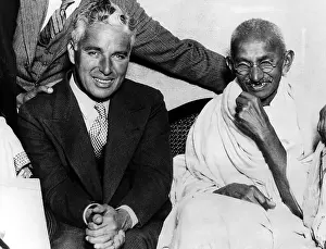 Ebxrp Prints: Charlie Chaplin and Mahatma Gandhi