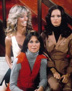 1970s Hairstyles Prints: CHARLIE'S ANGELS, Farrah Fawcett, Jaclyn Smith, Kate Jackson, 1976-81