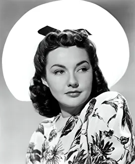Picture Hat Prints: CHARTER PILOT, Lynn Bari, 1940