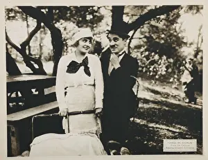 Baby Carriage Prints: CHASE ME CHARLIE, US lobbycard, right: Charlie Chaplin, 1918