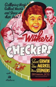Images Dated 17th April 2015: CHECKERS, poster art, l-r: Stuart Erwin