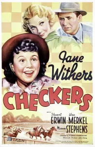 Erwin Prints: CHECKERS, US poster art, from left: Jane Withers