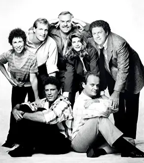 1980s Tv Prints: CHEERS, clockwise from lower left