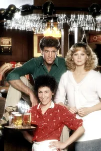 Long Prints: CHEERS, clockwise from top, Ted Danson, Shelley Long, Rhea Perlman, 1982-93 (1983 photo)