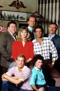 Long Prints: CHEERS, (top) George Wendt, Shelley Long