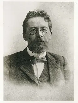 Anton Pavlovich 1860 1904 Prints: CHEJOV, Anton Pavlovich (1860-1904). Portrait. AISA/Everett Collection**US SALES ONLY**