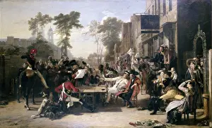 English Art Prints: The Chelsea Pensioners Reading the Waterloo Dispatch