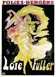 To Dance Prints: CHERET, Jules (1836-1932). Folies Bergeres: Loie Fuller