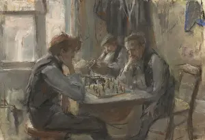 Genre Art Prints: The Chess Players, by Isaac Israels