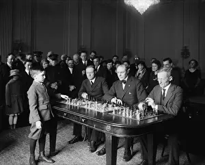 Polish American Prints: Chess prodigy, Samuel Herman Reshevsky