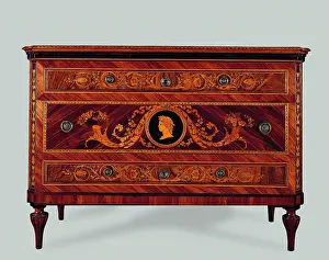 Craft Prints: Chest of drawers, by Giuseppe Maggiolini