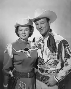 Husband And Wife Prints: THE CHEVY SHOW, from left: Dale Evans, Roy Rogers, (aired October 4, 1955), 1955
