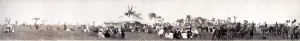 Oklahoma Prints: Cheyenne Sun dance in progress, Oklahoma circa 1909
