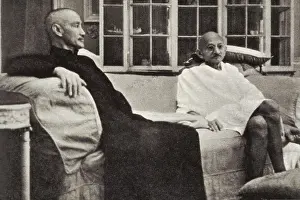 Sunlightportrait Prints: CHIANG KAI-SHEK (1887-1975); GANDHI