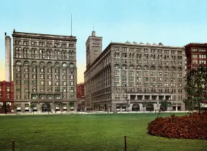 Images Dated 3rd December 2008: Chicago. The Auditorium and annex, Chicago. color photochrom, c1900