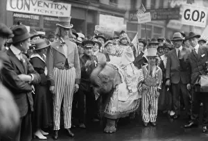 Conventions Prints: Chicago street scene during the 1916 Republican Convention
