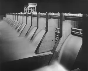 Electricity Prints: Chickamauga Dam, built by the Tennessee Valley Authority (TVA)