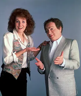 Jackie Prints: CHICKEN SOUP, from left: Lynn Redgrave, Jackie Mason, 1989