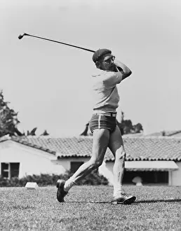 Shorts Prints: Chico Marx golfing at Avalon, Catalina Island