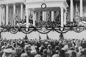 Calvin Prints: Chief Justice William Taft administering the oath of office to Calvin Coolidge