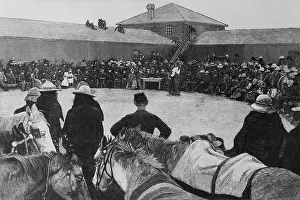 Meeting Prints: Chief Sitting Bull addressing a Council of Sioux Indians