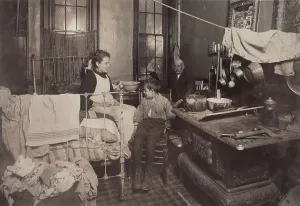 Apartment Prints: Child abuse, from caption: Jimmie Chinquanana