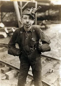 West Virginia Prints: Child laborer portrayed by Lewis Hine in 1908