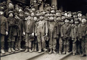 Mining Prints: Child laborers portrayed by Lewis Hine in 1911