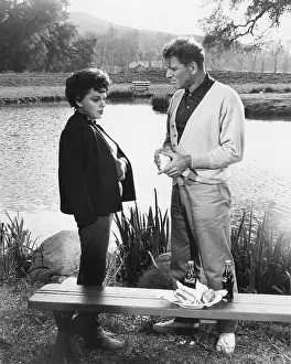 Coca Cola Prints: A CHILD IS WAITING, from left: Judy Garland, Burt Lancaster, 1963