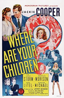 Gale Prints: WHERE ARE YOUR CHILDREN?, US poster art