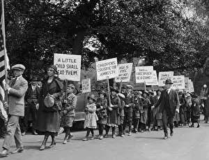 Freedom Of Speech Prints: Children's Crusade for Amnesty for American political prisoners for Anti-World War 1 protest