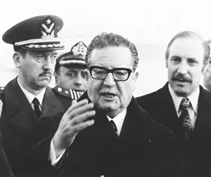 Salvador Prints: Chile's president Salvador Allende in New York to address the United Nations