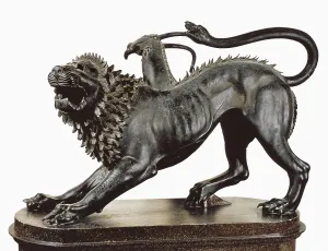 Etruria Prints: Chimera of Arezzo. 5th-4th c. BC