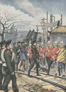 Colonies Prints: China (1901). Anglo-Russian dispute