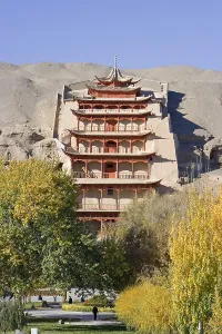 Zhonghua Prints: CHINA. Dunhuang. Mogao Caves. The Silk Road. AISA/Everett Collection**US SALES ONLY**