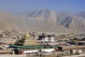 Zhonghua Prints: CHINA. Xiahe. Monastery of Labrang