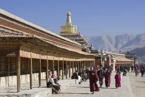 Zhonghua Prints: CHINA. Xiahe. Monastery of Labrang