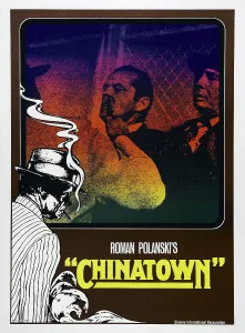 Wave Prints: CHINATOWN, German poster, Jack Nicholson (center), 1974