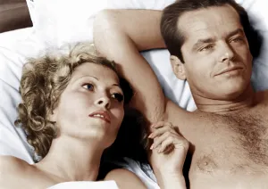 Dunaway Prints: CHINATOWN, from left, Faye Dunaway, Jack Nicholson, 1974