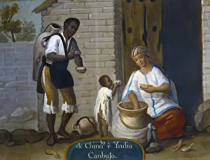 Paternal Prints: De Chino e India, Cambujo.' (From a Chinese and an Indian)
