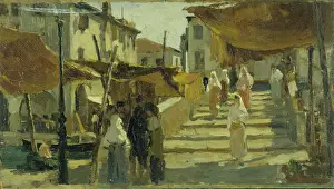 Hair Prints: Chioggia Scene, by Vittorio Avanzi