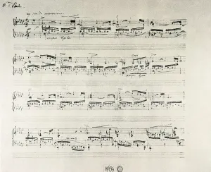 Warsaw Prints: CHOPIN, Frederic (1810-1849). Autographed score of Piano Etude op