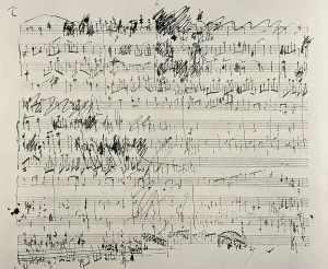 Warsaw Prints: CHOPIN, Frederic (1810-1849). Autographed score of Violoncello and Piano Sonata op